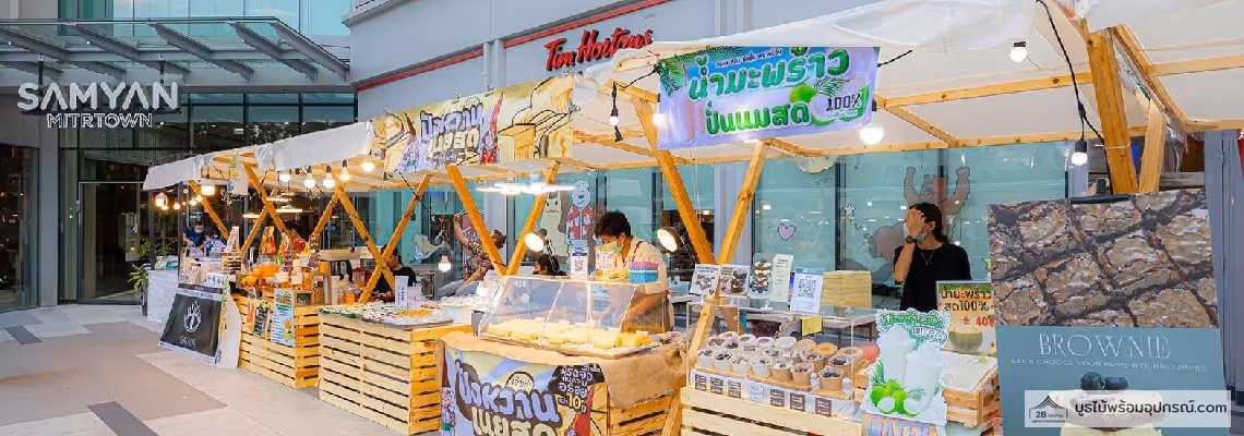 รูปผลงานติดตั้งบูธไม้และเต็นท์ รูปที่ 6